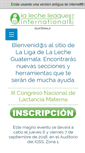 Mobile Screenshot of ligadelalecheguatemala.org